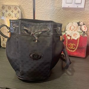 Vintage Gucci Cherry Line Bucket Bag